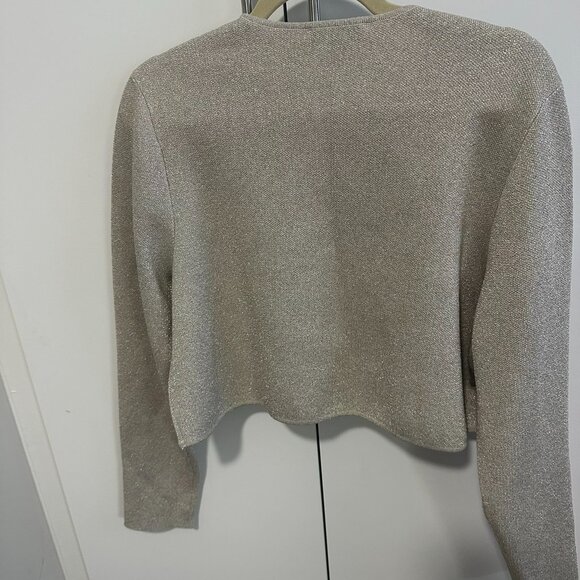 Ann Taylor Shimmer Shrug Dress Cardigan XL NWT - Picture 5 of 6